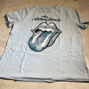 abercrombie blue rolling stones shirt